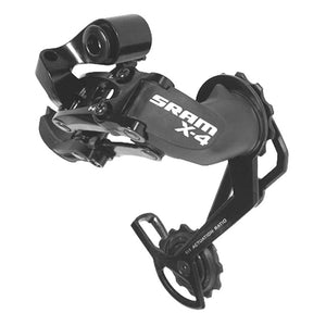 SRAM, X4, Rear derailleur, 7/8/9 sp, Long cage, Black