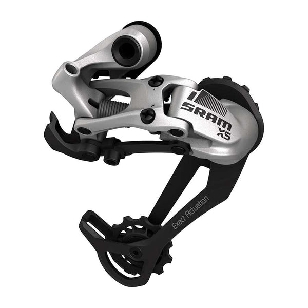 SRAM X5 Rear Derailleur - 9 Speed Medium Cage Silver