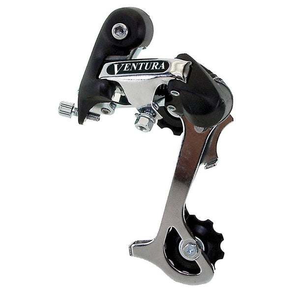 Ventura, 7s Der, OEM, Rear Derailleur, Speed: 6/7, Cage: Long, Black