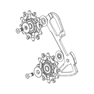 SRAM, X01/X1 11sp Inner Cage/Pulley, X01/XX1 11 speed, Kit