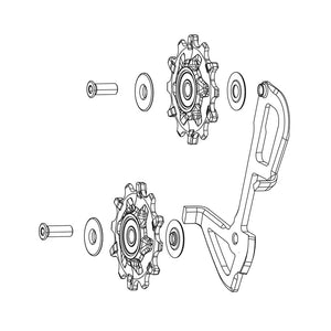 SRAM, GX 1x11 Inner Cage/Pulley, Gx 1x11/Force1/Rival1 Type 2.1, Kit