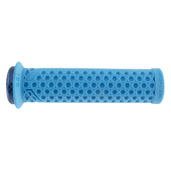 ODI Vans V2.1 Grips - White/Light Blue/Blue Lock-On