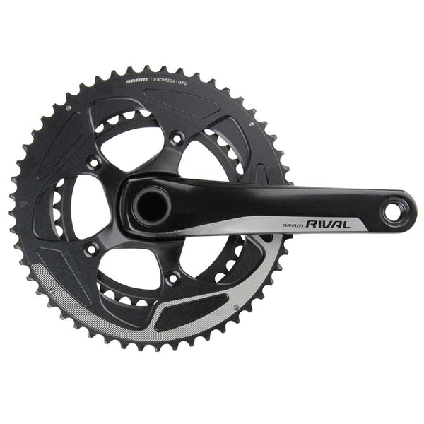 SRAM Rival 22 Crankset - 170mm 11-Speed 52/36t 110 BCD GXP Spindle Interface BLK