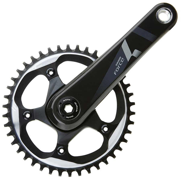 SRAM Force 1 Crankset - 175mm 10/11-Speed 42t 110 BCD GXP Spindle Interface BLK