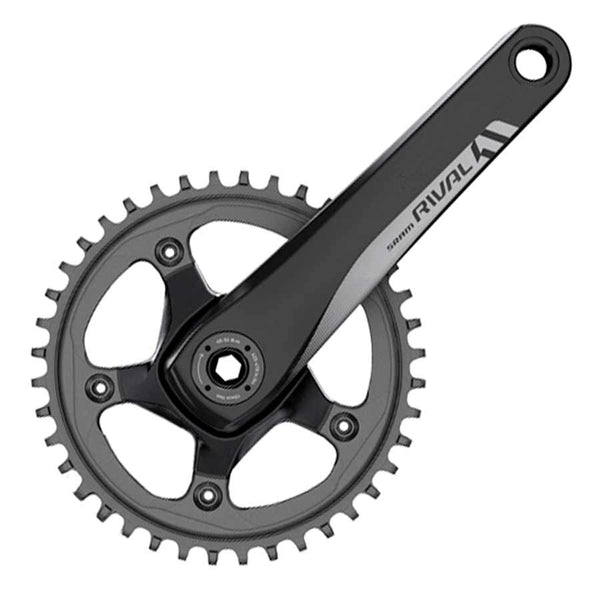 SRAM Rival 1 Crankset - 175mm 10/11-Speed 50t 110 BCD GXP Spindle Interface BLK