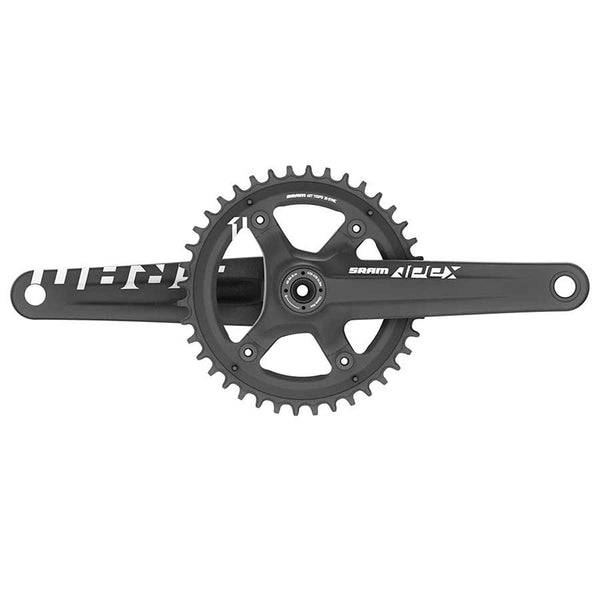 SRAM Apex 1 Crankset - 170mm 10/11-Speed 42t 110 Asymmetric BCD GXP Spindle Interface BLK