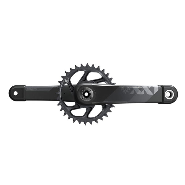 SRAM XX1 Eagle DUB Crankset Speed: 11/12 Spindle: 28.99mm BCD: Direct Mount 34 DUB 175mm Cannondale AI Black