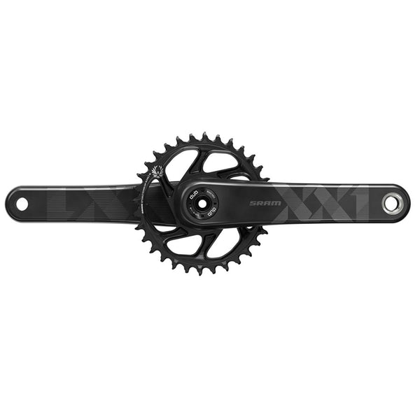 SRAM XX1 Eagle DUB Crankset Speed: 11/12 Spindle: 28.99mm BCD: Direct Mount SRAM 3 Bolt 30 DUB 170mm Black Fat Bike 4"