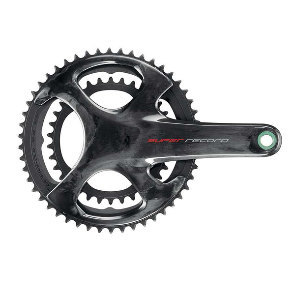 Campagnolo, Super Record, Crankset, Speed: 12, Spindle: 25mm, BCD: 112/145, 36/52, UltraTorque, 172.5mm, Carbon, Road Disc