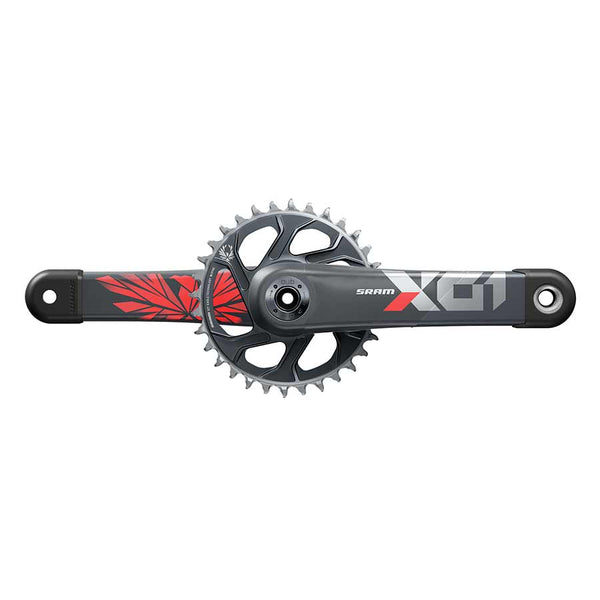 SRAM X01 Eagle DUB C3 Crankset Speed: 11/12 Spindle: 28.99mm BCD: Direct Mount 32 DUB 175mm Red SuperBoost+