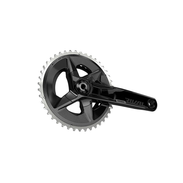 SRAM Rival AXS Wide Crankset - 160mm 12-Speed 43/30t 94 BCD DUB Spindle Interface BLK D1