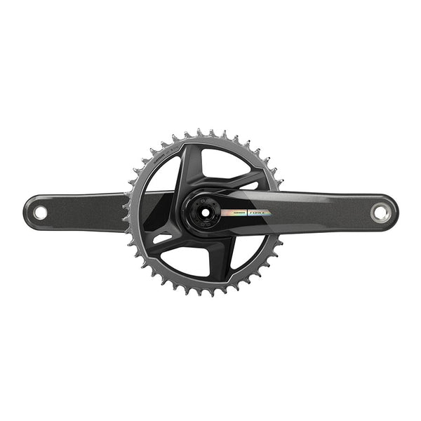 SRAM Force D2 1x Crankset Speed: 12 Spindle: 28.99mm BCD: Direct Mount 40 DUB 167.5mm Black Road Disc