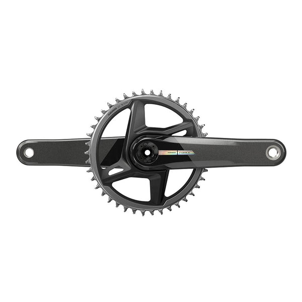 SRAM Force 1 Wide Crankset - 167.5mm 12-Speed 40t Direct Mount DUB Spindle Interface Iridescent Gray D2