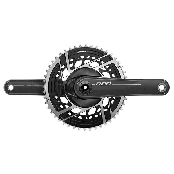 SRAM RED Crankset - 167.5mm 2x 12-Speed 50/37t 8-Bolt Direct Mount DUB Spindle Interface Natural Carbon E1