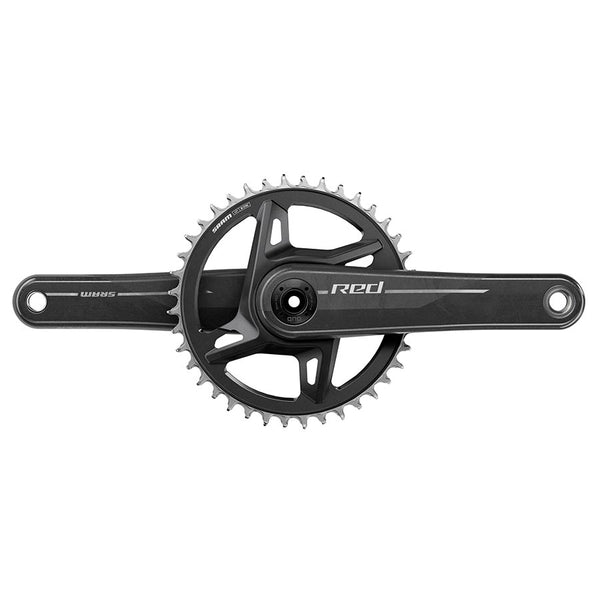 SRAM RED 1x XPLR Wide Crankset - 172.5mm 13-Speed 40t 8-Bolt Direct Mount DUB Spindle Natural Carbon E1