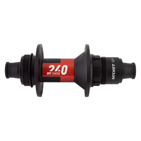 DT Swiss 240 EXP Rear Hub - 12 x 142mm Center-Lock XDR Black/Red 28H 36pt