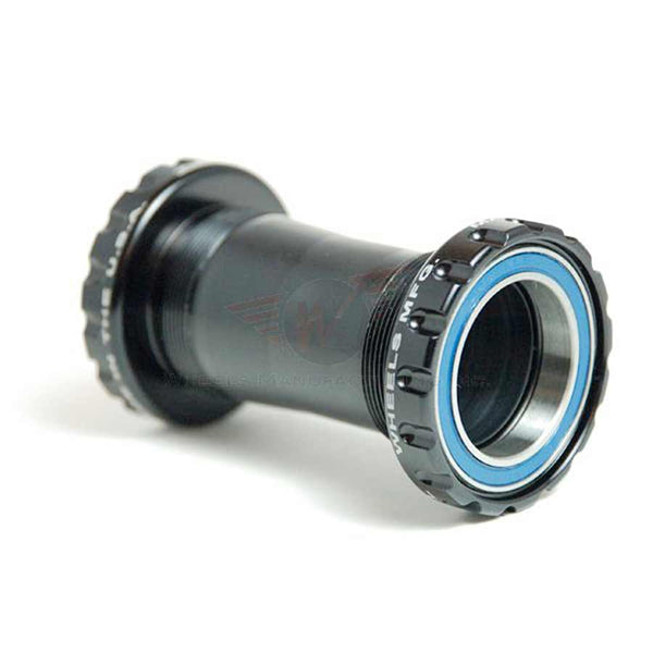 Wheels Manufacturing BSA 30 Bottom Bracket - English BSA Frame Interface ABEC-3 Bearings For 30mm Spindle BLK