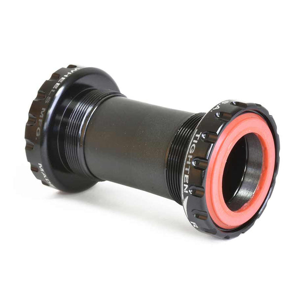 Wheels Manufacturing BSA English Threaded Bottom Bracket - DUB Spindle ABEC-3 Bearing BLK