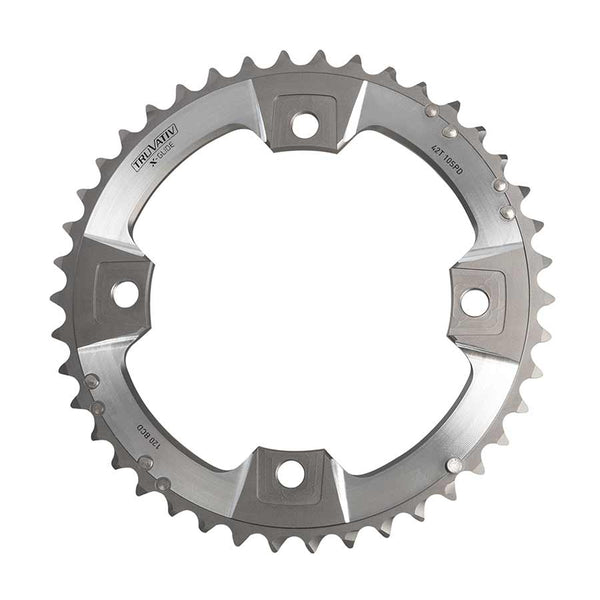 SRAM, 26T, 10 sp, BCD 80mm, 4-Bolt, XX, Inner Chainring, For MTB double, Aluminum, Grey, 11.6215.188.120