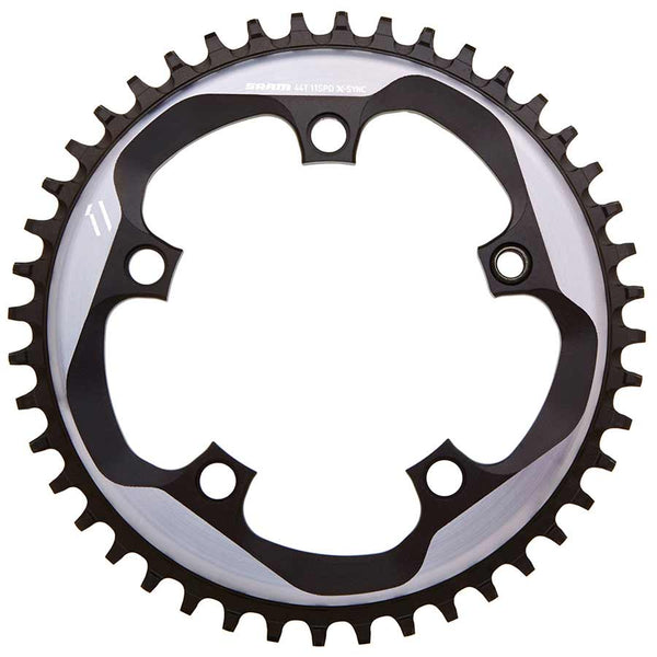 SRAM X-Sync Chainring 44 Teeth 110mm BCD Polished Grey/Matte Black