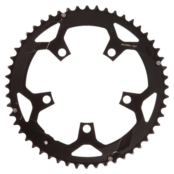 Full Speed Ahead Pro Road Chainring - 52t 110 BCD Aluminum N11 Black