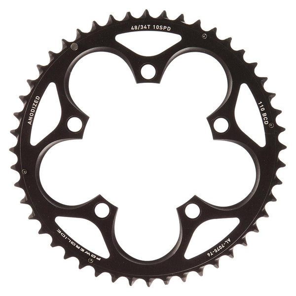 SRAM Force/Rival/Apex 48T 10-Speed 110mm BLK Chainring BB30 Crank Short Over-shift Pin Use 34T