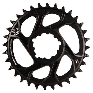 30T, 12sp., BCD: Direct Mount, Single Chainring, Aluminum, Black