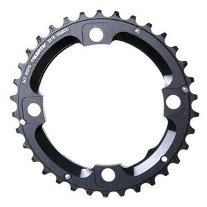 SRAM, 34T Chainring, 10sp, BCD: 104, Aluminum, Black