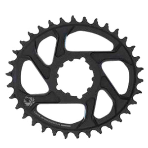 32T Chainring, 11/12sp, BCD: Direct Mount, Aluminum, Black, 6mm offset