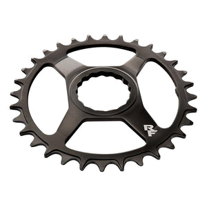 28T Chainring, 9-12sp, BCD: Direct Mount, Steel, Black