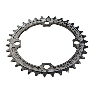 30T Chainring, 9-12sp, BCD: 104, 7075-T6 Aluminum, Black