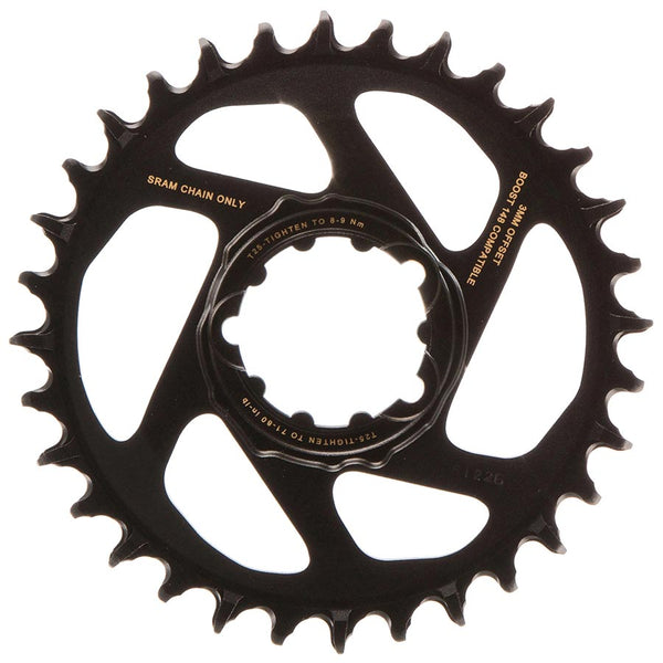 SRAM X-SYNC 2 SL 3mm Chainring Teeth: 32 Speed: 11/12 BCD: Direct Mount Single Aluminum Gold