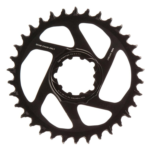 SRAM X-SYNC 2 SL 6mm Chainring Teeth: 34 Speed: 11/12 BCD: Direct Mount Single Aluminum Black