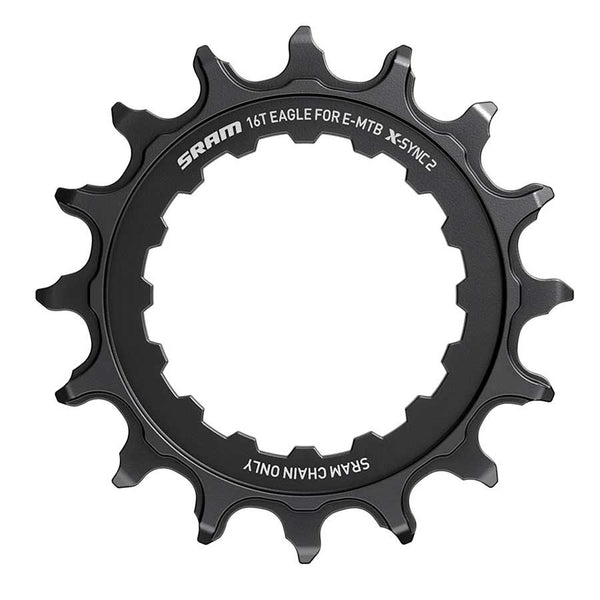 SRAM 38t Bosch Direct Mount 11/12-Speed X-Sync2 Eagle Chainring Black