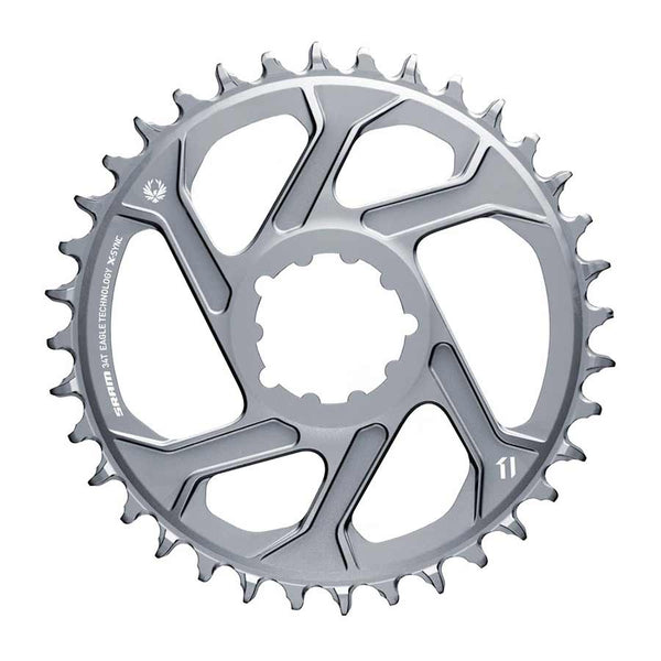 SRAM X-SYNC 2 X01 Eagle Polar Grey Chainring Teeth: 36 Speed: 12 BCD: Direct Mount Single Alloy Offset 6mm Grey