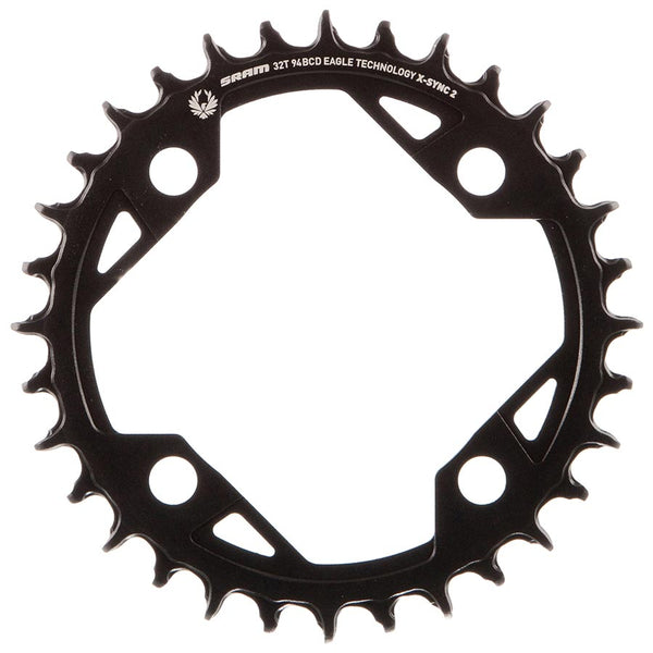 SRAM X-SYNC 2 Eagle E-MTB Chainring - 32t 94 BCD Aluminum Black