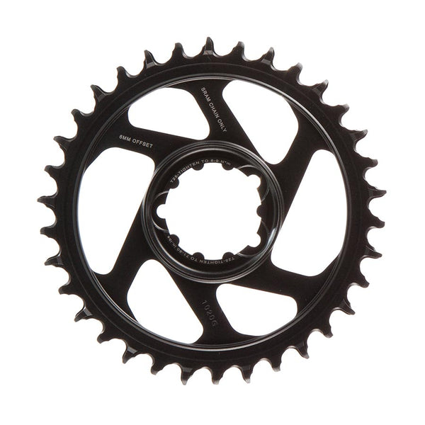 SRAM Eagle Chainring Teeth: 34 Speed: 11/12 BCD: Direct Mount Aluminum Lunar/Polar Grey 6mm