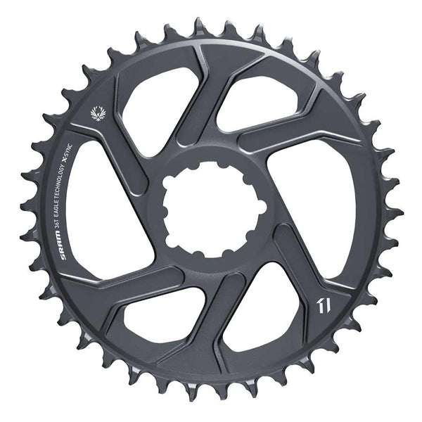 SRAM Eagle Chainring Teeth: 36 Speed: 11/12 BCD: Direct Mount Aluminum Lunar/Polar Grey 6mm