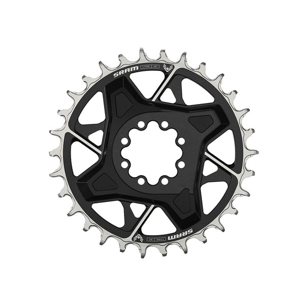 X0 3mm Offset, Chainring, Teeth: 30, Speed: 12, BCD: Direct Mount, Aluminum, Black