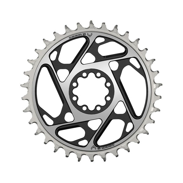 0mm Offset, Chainring, Teeth: 34, Speed: 12, BCD: Direct Mount, Aluminum, Black