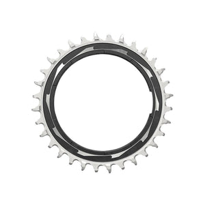 0mm Offset, Chainring, Teeth: 32, Speed: 12, BCD: Thread Mount, Aluminum, Black