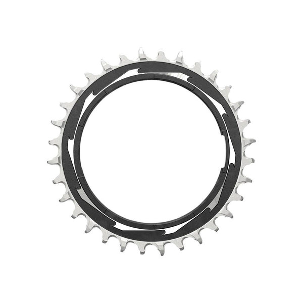 3mm Offset, Chainring, Teeth: 32, Speed: 12, BCD: Thread Mount, Aluminum, Black