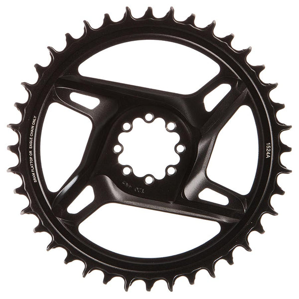 SRAM RED X-Sync Chainring - 40t 12/13-Speed 8-Bolt Direct Mount 6.5mm Offset BLK/Silver E1