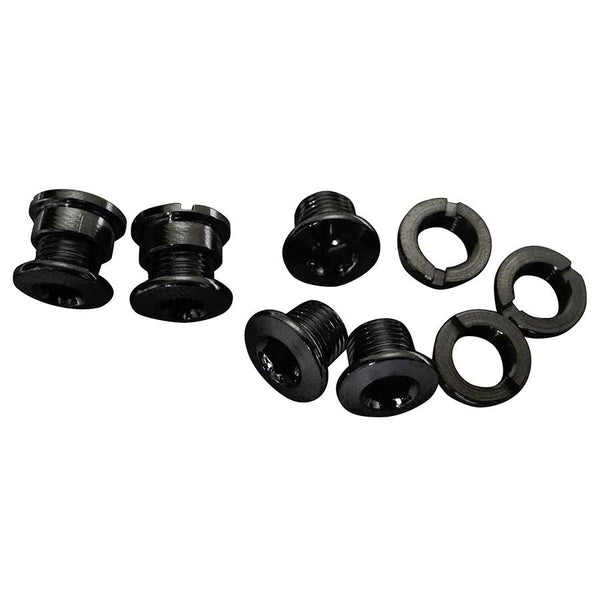 Truvativ, 11.6915.016.000, Chain ring bolt kit 4-arm, Triple, Steel/Steel Black