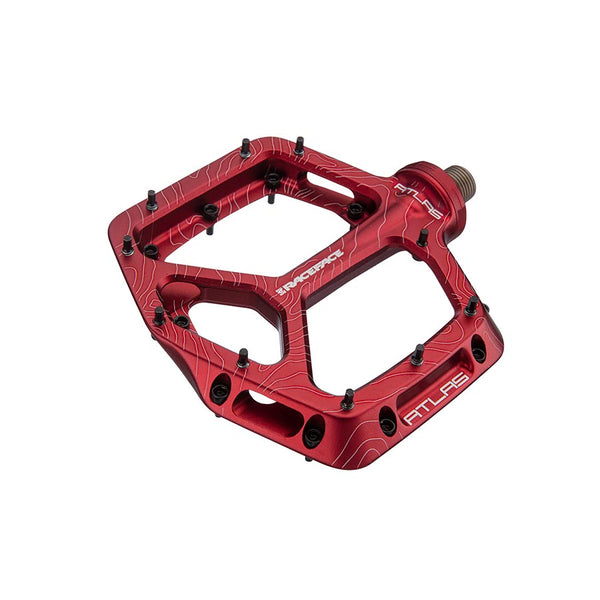 RaceFace Atlas Pedals - Platform Aluminum 9/16" Red