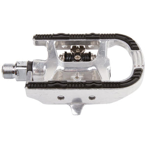 M-Wave, Drag-T2, Dual Sided Pedals, Body: Aluminum, Spindle: Cr-Mo, 9/16'', Silver