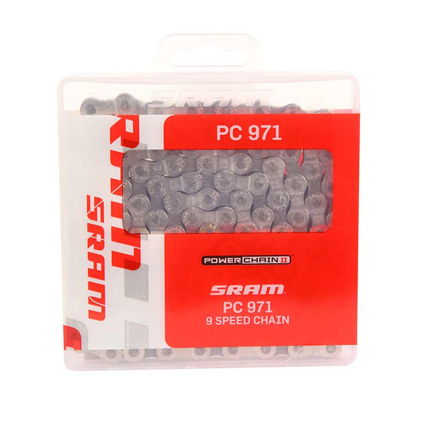 SRAM PC-971 Chain - 9-Speed 114 Links Silver/Gray