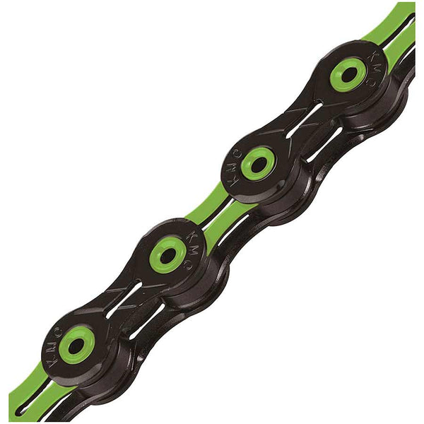 KMC X10SL DLC Chain 10sp. 116 links Green