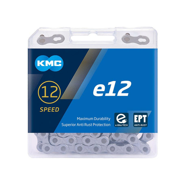 KMC e12 EPT Chain - 12-Speed 136 Links Silver