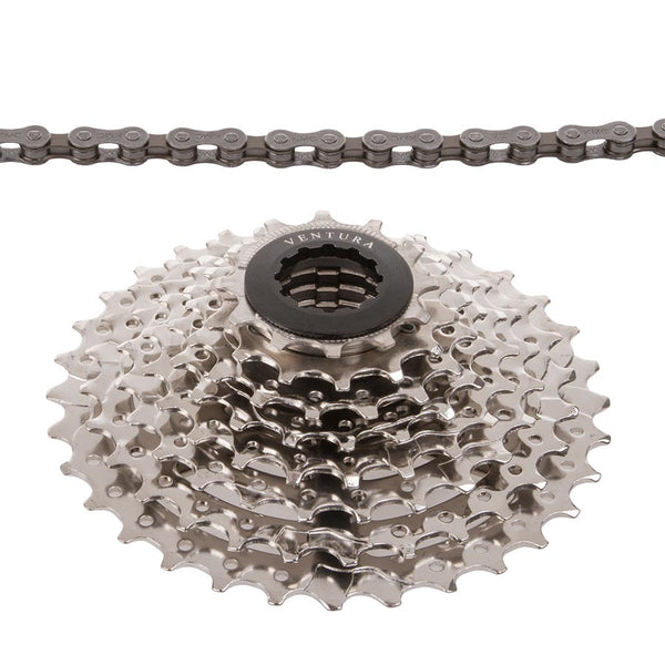 8 Speed Chain & Cassette Set, 11-32T